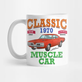 Classic Muscle Car Garage Racing Hot Rod Novelty Gift Mug